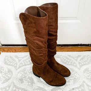 Forever 21 faux suede boots